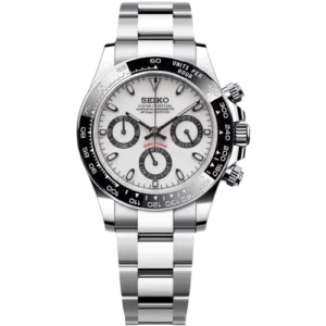 SEIKO MOD DAYTONA | VK63 BLACK WHITE PANDA