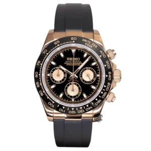 SEIKO MOD DAYTONA | VK63 OYSTERFLEX ROSE GOLD