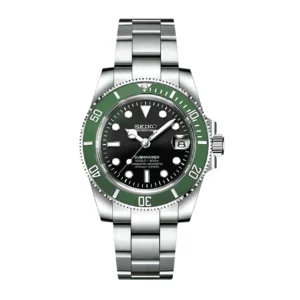 SEIKO MOD SUBMARINER | STARBUCKS BLACK GREEN