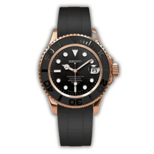 SEIKO MOD YACHTMASTER | BLACK ROSE GOLD