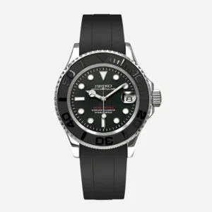 SEIKO MOD YACHTMASTER | SILVER BLACK