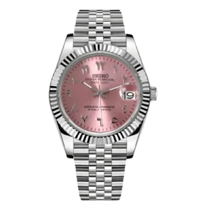 SEIKO MOD DATEJUST | ARABIC PINK