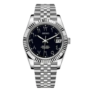 SEIKO MOD DATEJUST | ARABIC BLACK