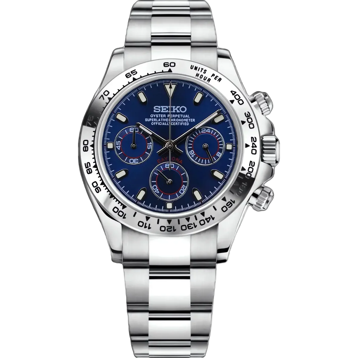 SEIKO MOD DAYTONA | VK63 BLUE