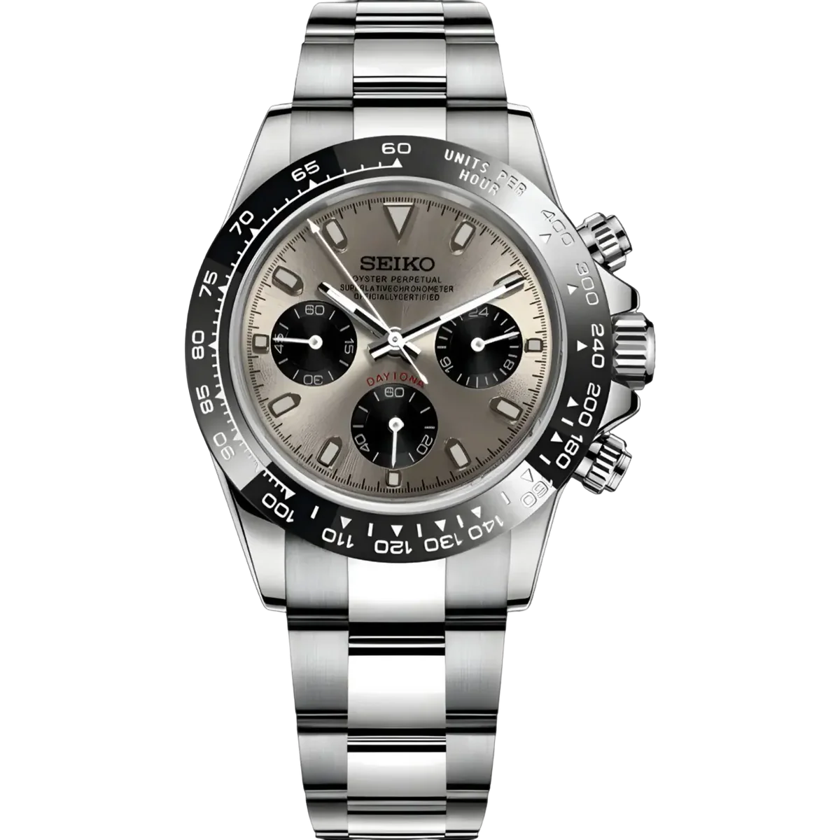 SEIKO MOD DAYTONA | VK63 GREY