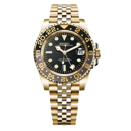 SEIKO MOD GMT | BRUCE WAYNE GOLD