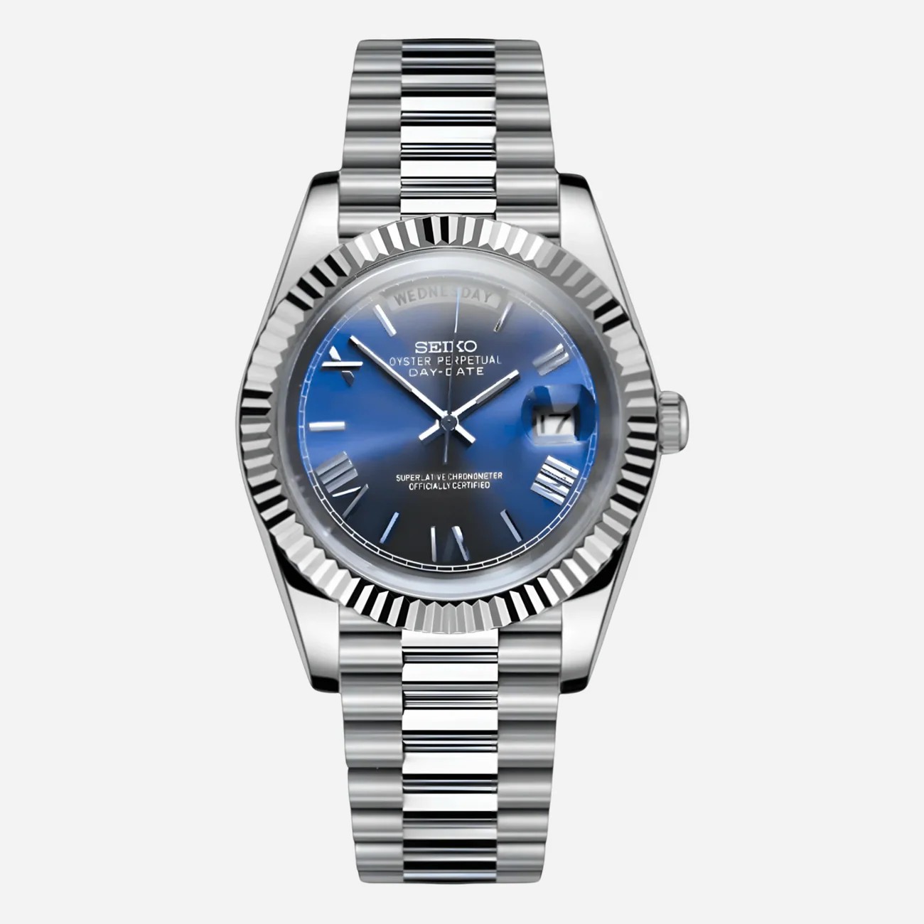 SEIKO MOD DAYDATE | BLUE