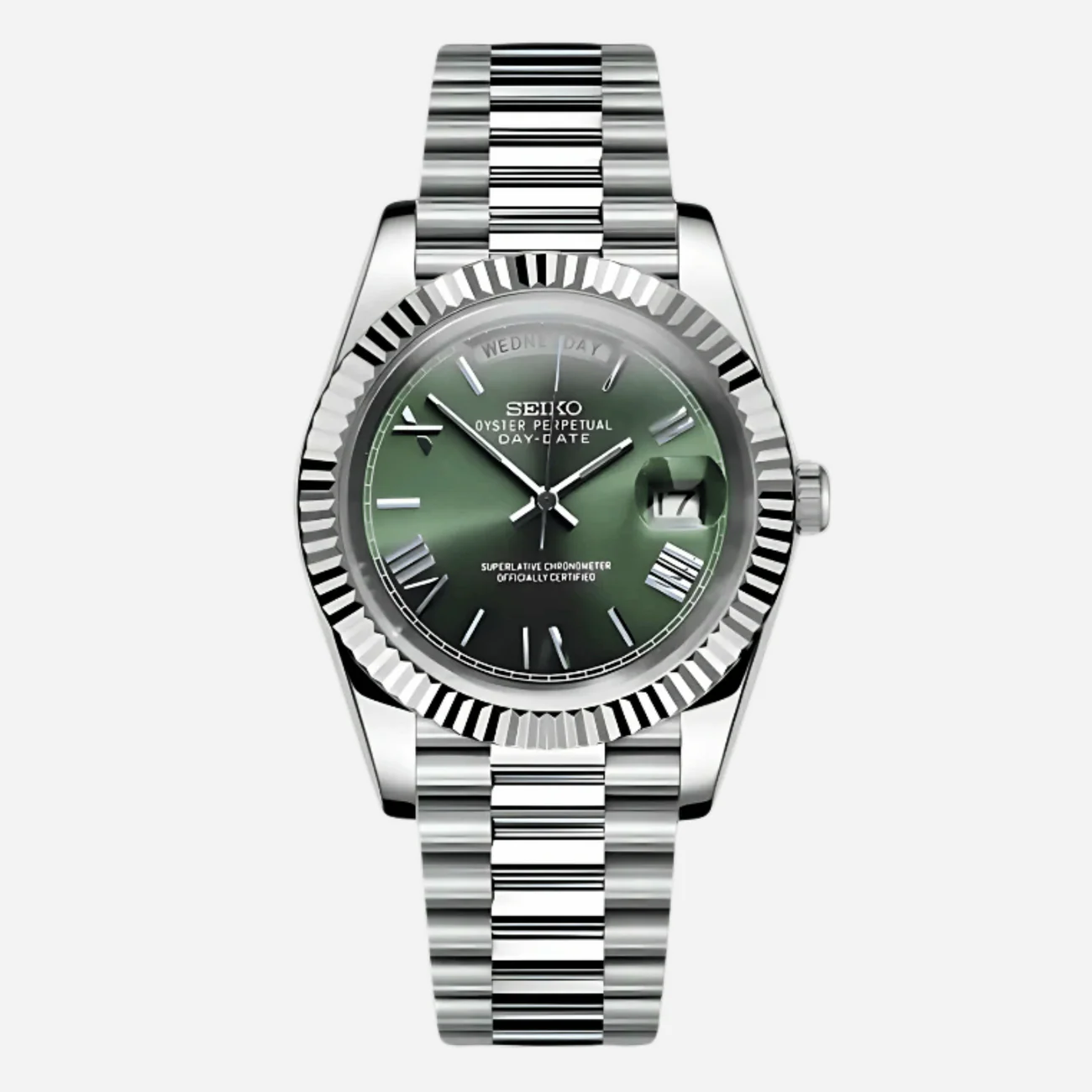 SEIKO MOD DAYDATE | OLIVE GREEN