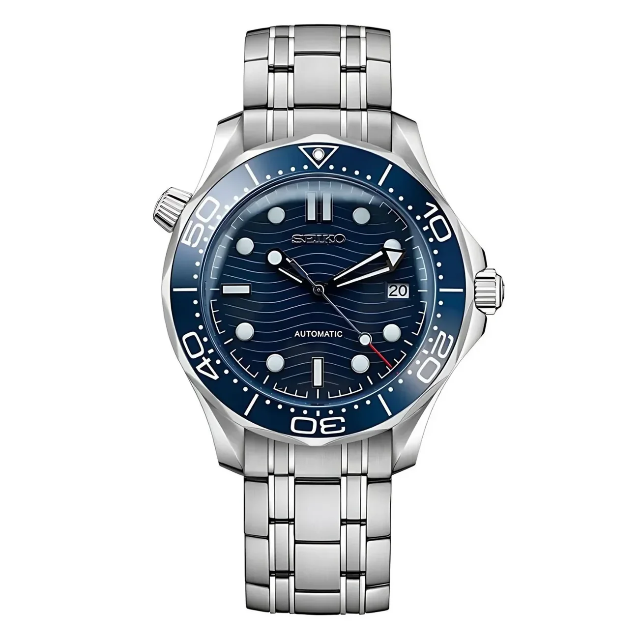 SEIKO MOD SPEEDMASTER | DIVER BLUE