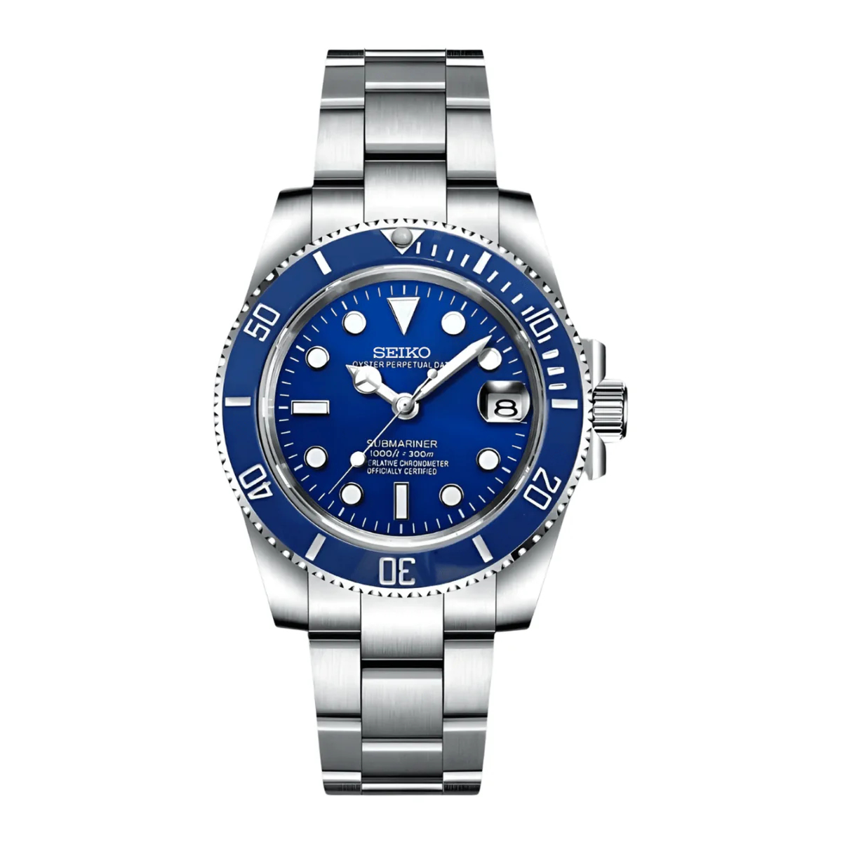 SEIKO MOD SUBMARINER | BLUE