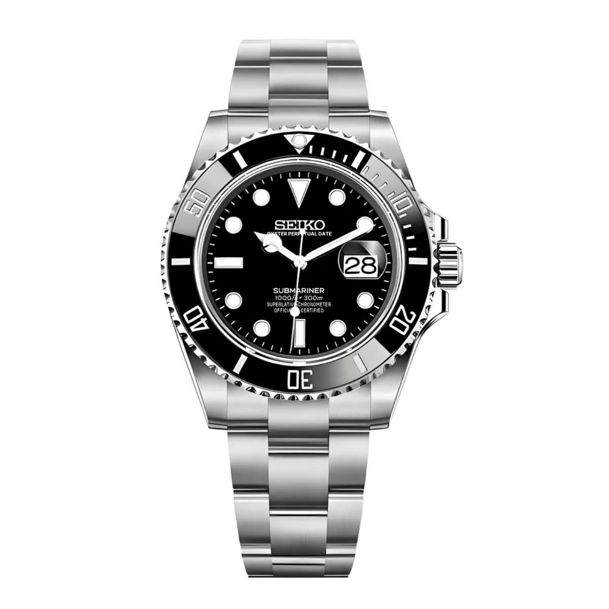 SEIKO MOD SUBMARINER | BLACK